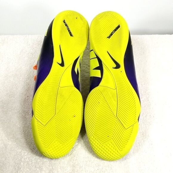 Nike Runners Men's Size 8 Mercurial Victory Indoor Purple Green Orange Athletic - Picture 8 of 9